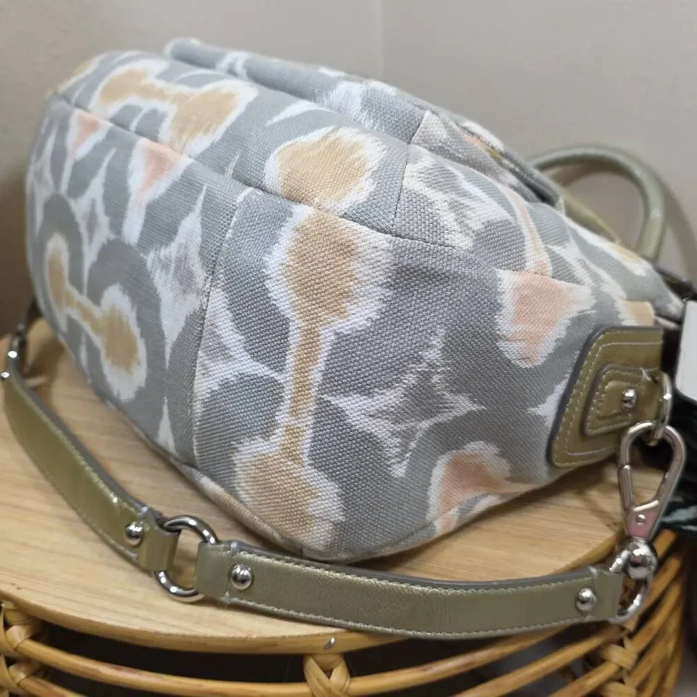 Coach Kristin Op Art Ikat Print Hobo/Satchel | Matching Wallet